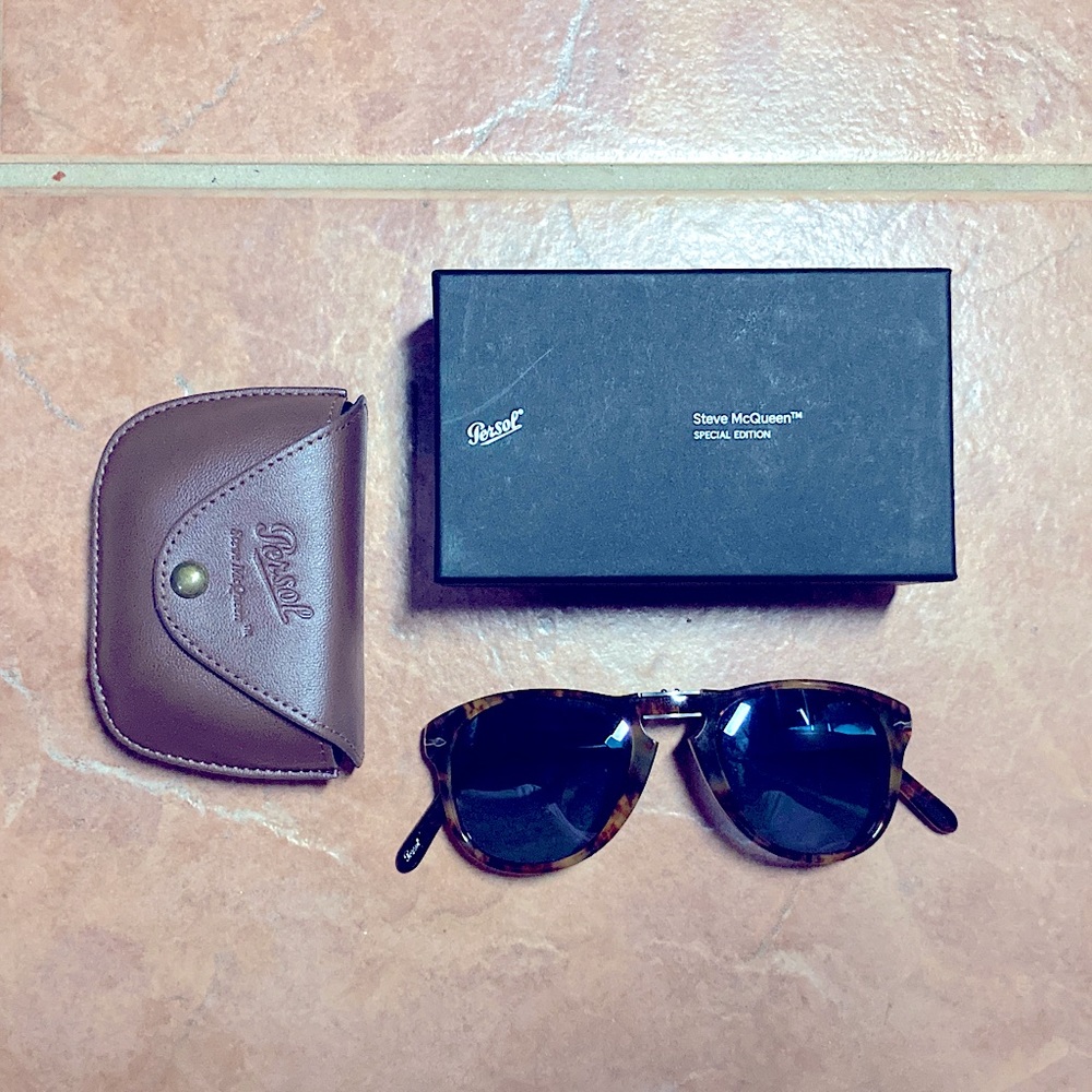 Persol 714sm Steve McQueen Edition Sunglasses Polarized complete packaging